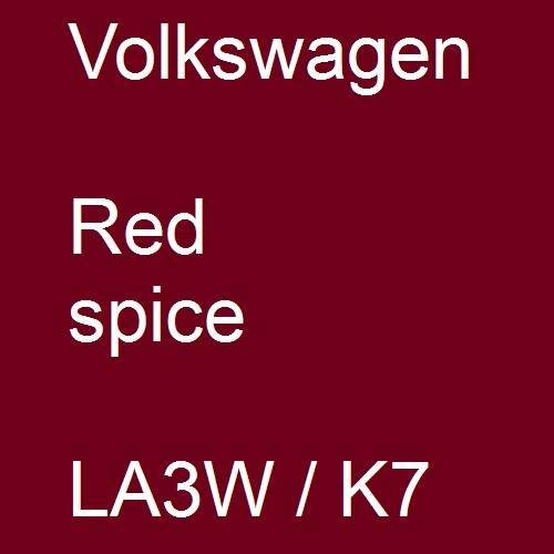 Volkswagen, Red spice, LA3W / K7.